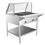 Thumbnail: 32" Two Well Electric Hot Food Steam Table with Sneeze Guard and Undershelf - 12