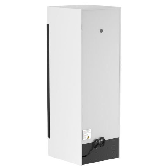 Thumbnail: 26" White Glass Door Merchandiser Refrigerator with LED lighting