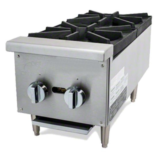 Thumbnail: 12" Commercial Gas Hot Plate w. Two Burners