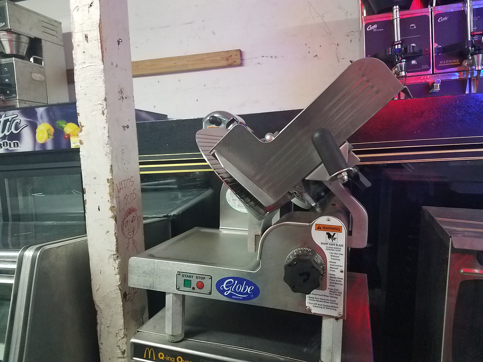 Globe 3600N 13" Manual Food Slicer w/ Touchpad Con