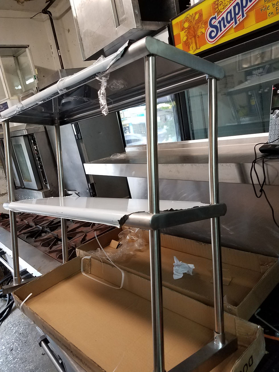 Thumbnail: 12" X 36" Double Overshelf - Adjustable