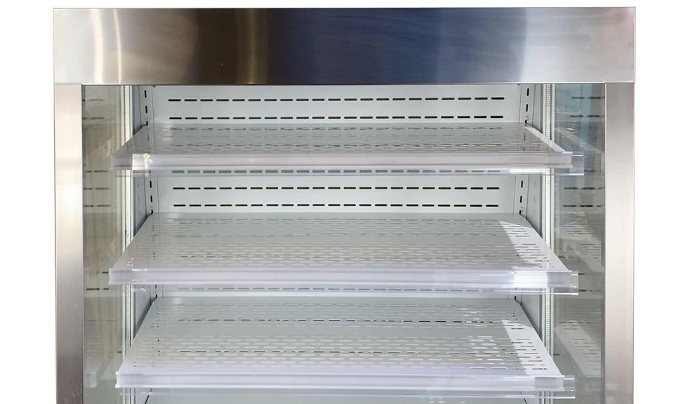 Thumbnail: 36" Stainless Steel Open Air Cooler Grab and Go Refrigerator