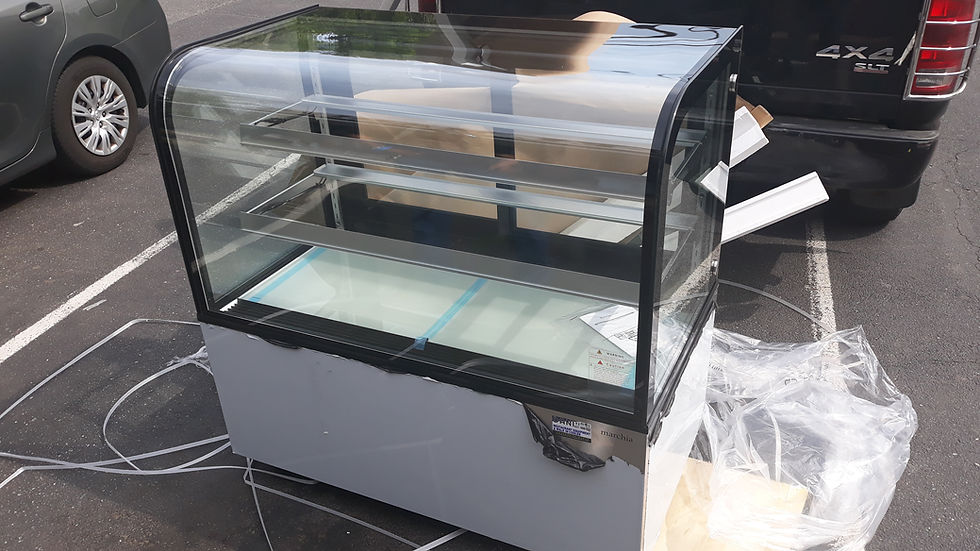 Thumbnail: 48" Curved Glass Refrigerated Bakery Display Case