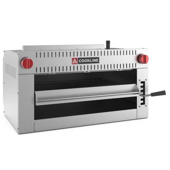 36" Dual Control Infra-Red Salamander Gas Broiler with 36" Range Mounting Kit