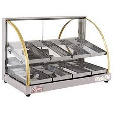 25'' Food Warmer Display Case - Double Shelf - Economy Line