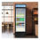 Thumbnail: 24" Single Glass Door Merchandiser Refrigerator with LED lighting, Black, 12 Cu.