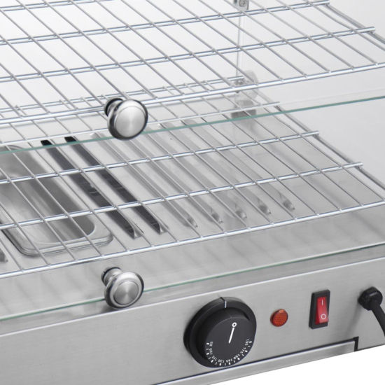Thumbnail: 22" Straight Glass Countertop Hot Food Display Warmer