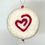 Thumbnail: Hand felted stylized heart ornament