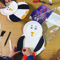 “All of Us as We” Penguins, (from Antarctica) being created to remind us to #makethepromise to #beki