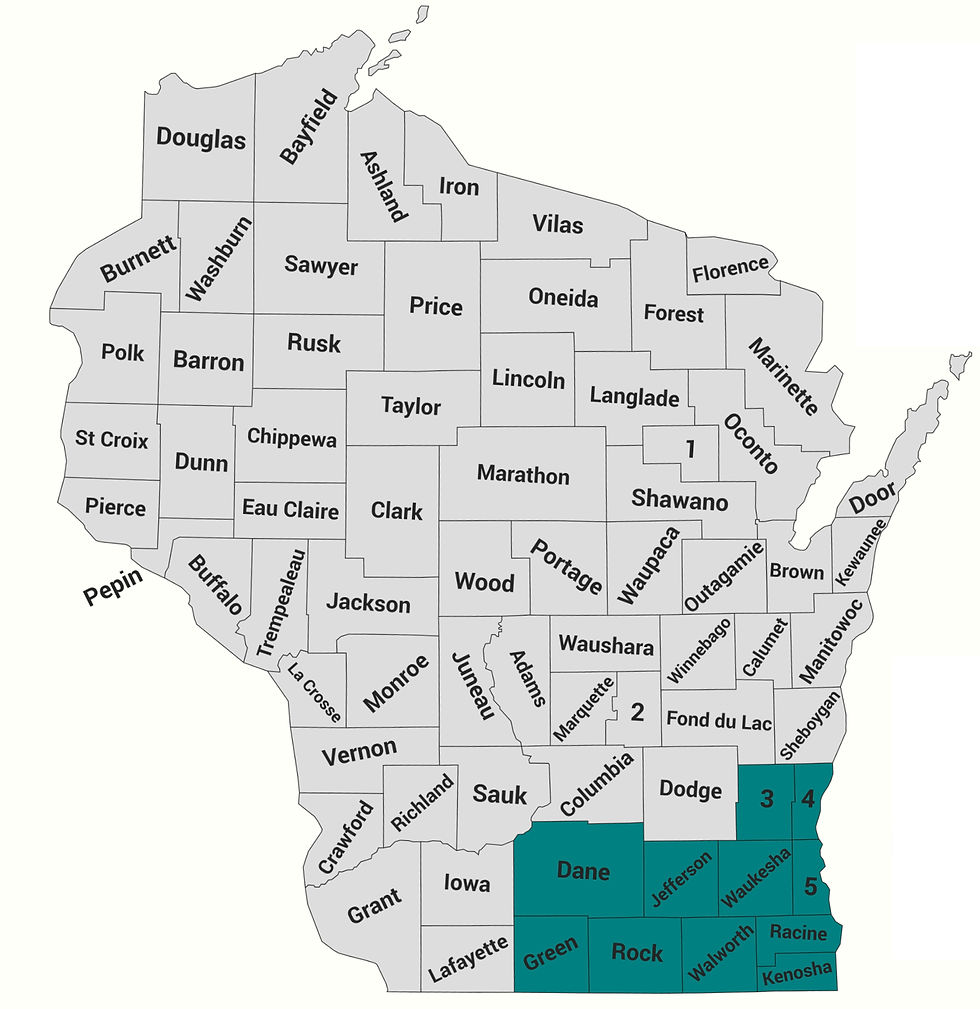 iRestore Wisconsin Service Area