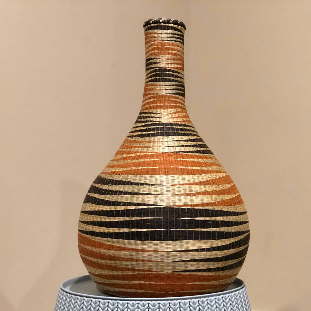 UBURAZA'S HANDWOVEN SISAL PEACE POT / LARGE