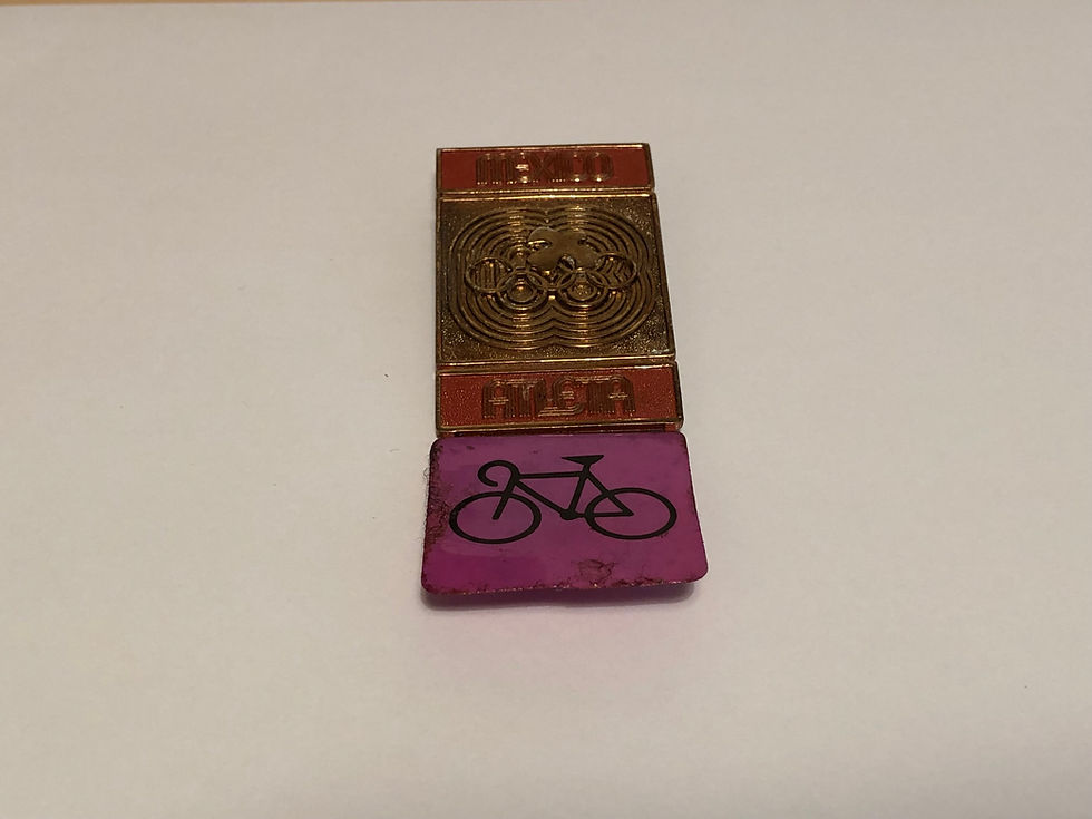 Original 1968 Mexico Olympics Athlete / Participants Badge