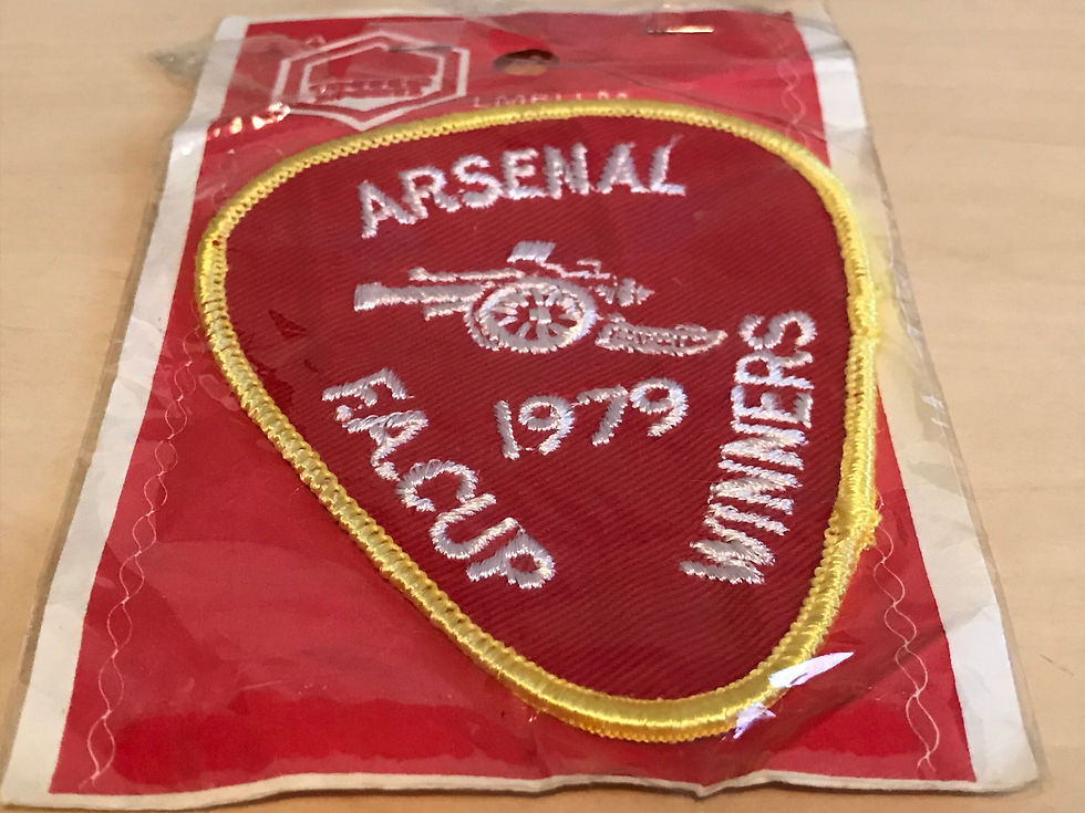 Arsenal 1979 F.A. Cup Winners Patch by Coffer Close