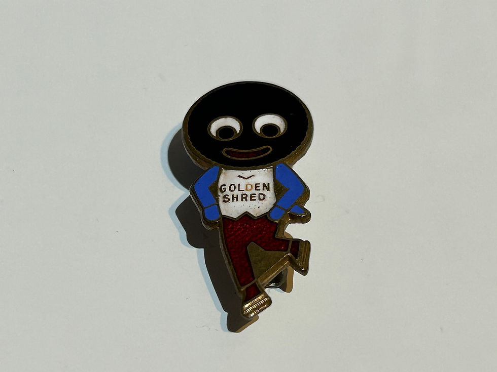 Vintage Robertson's Skater Golly Enamel Badge by Gomm