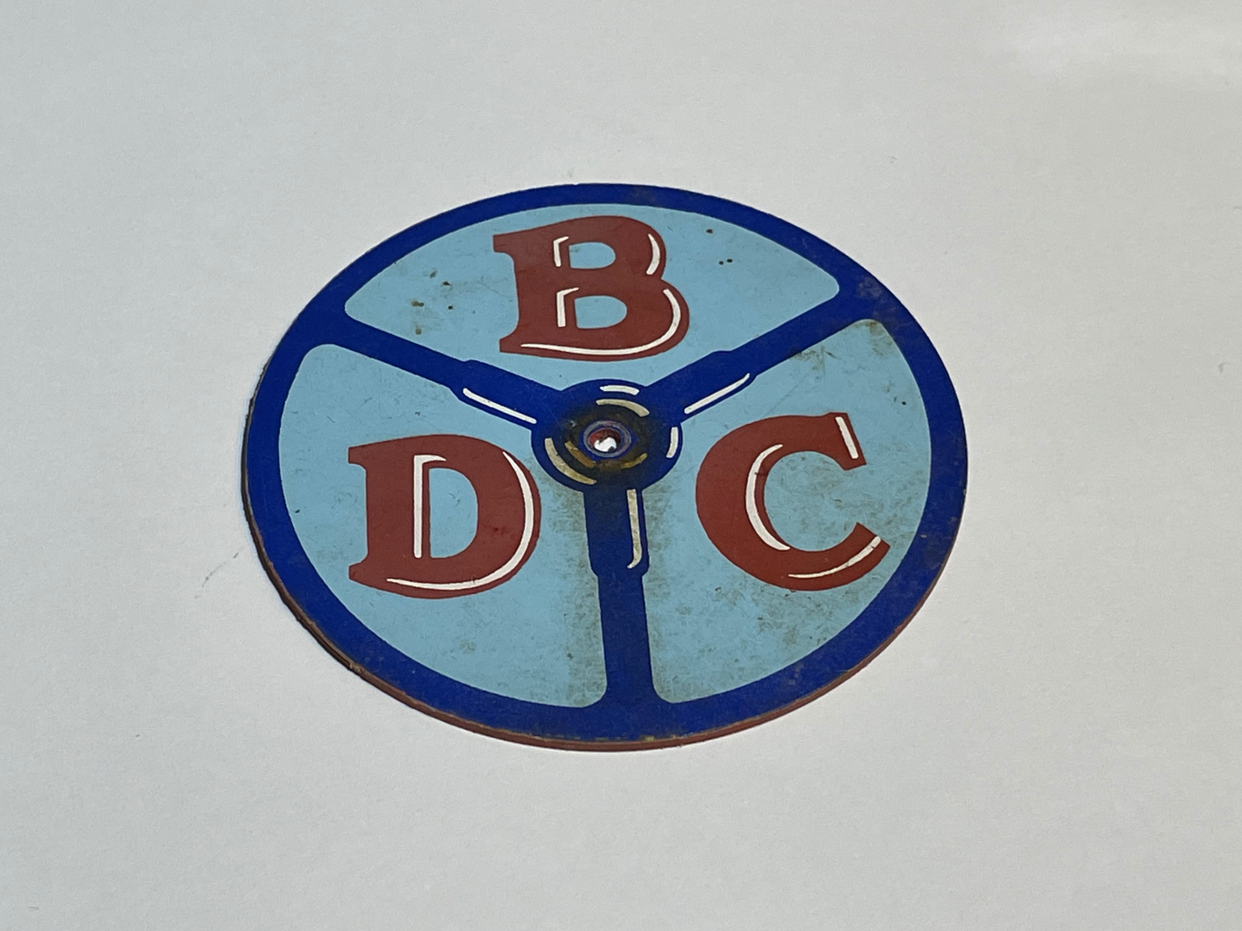 Vintage Bedford Drivers Club Plastic Car Badge