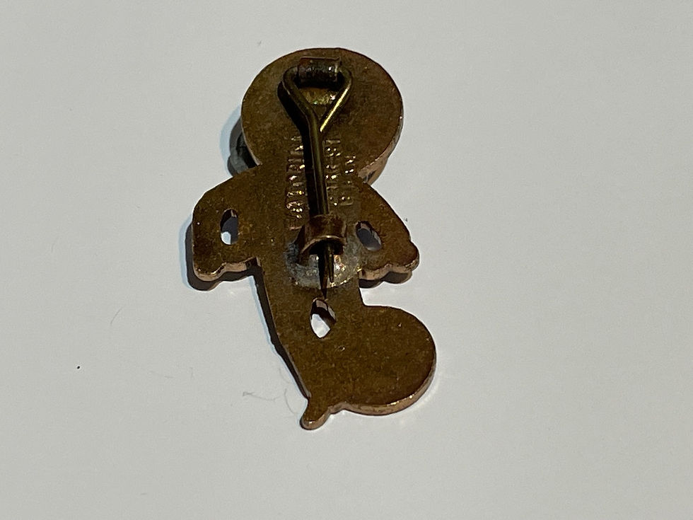 Vintage Robertson's Footballer Golly Enamel Badge by Fattorini