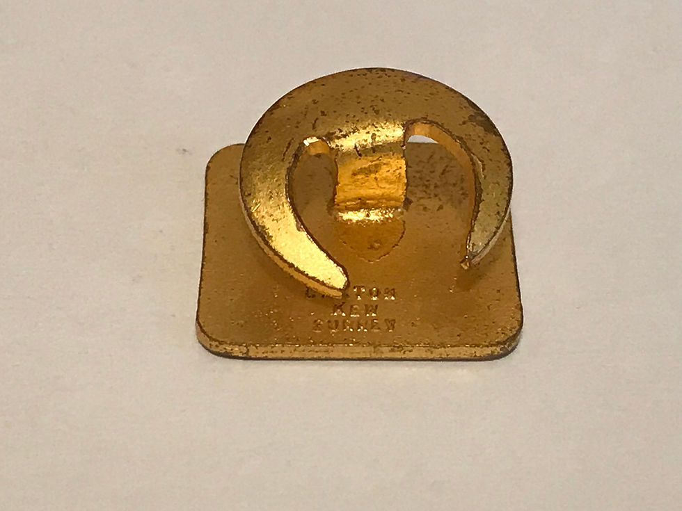 Vintage Cooper Racing Drivers Training Division Badge Back