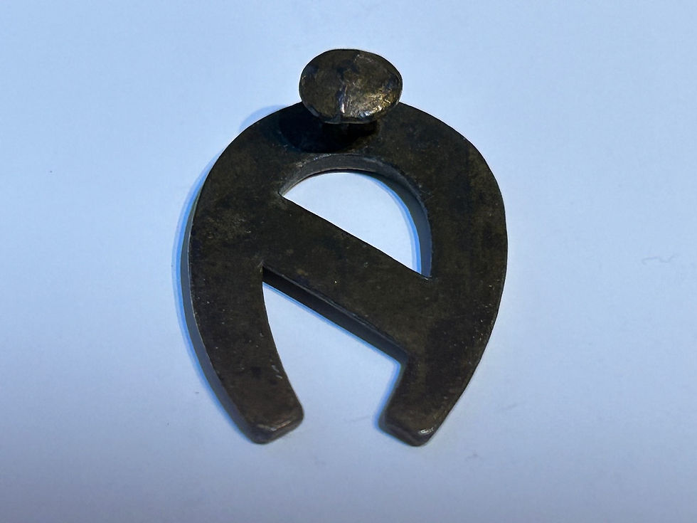 Thumbnail: Lesters Midget Town Blackpool Tower Lucky Horseshoe Badge
