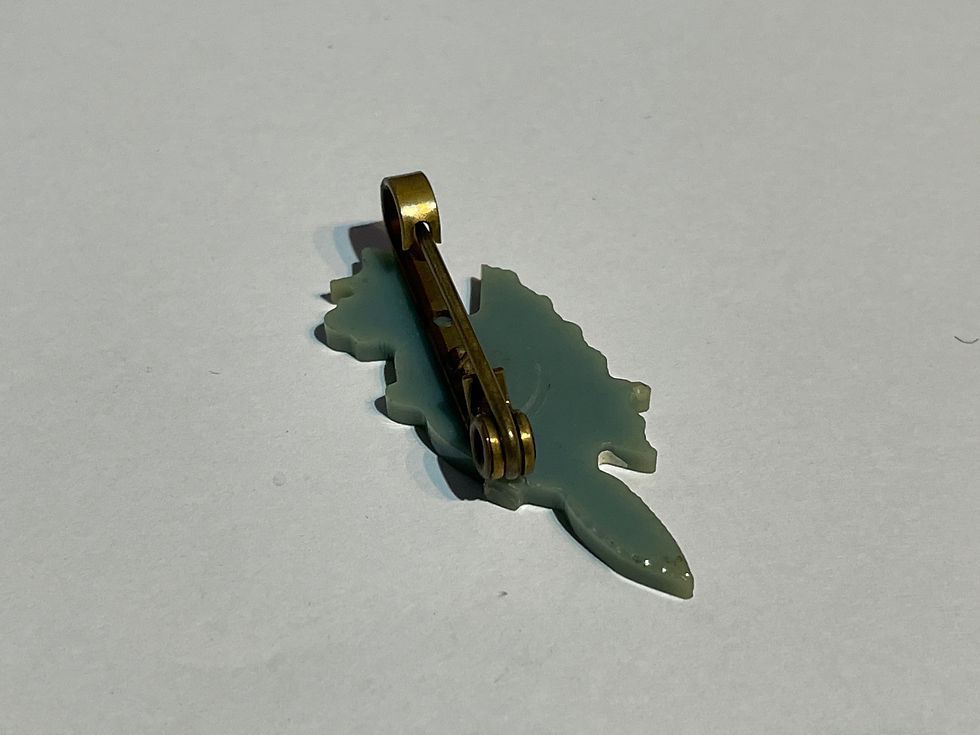 Vintage Vermin Club Conservative Party Plastic Badge Back