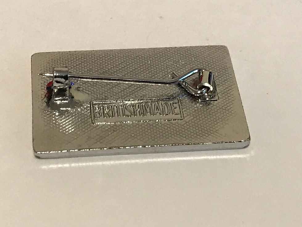Vintage Queen Crazy Tour Insert Badge Back