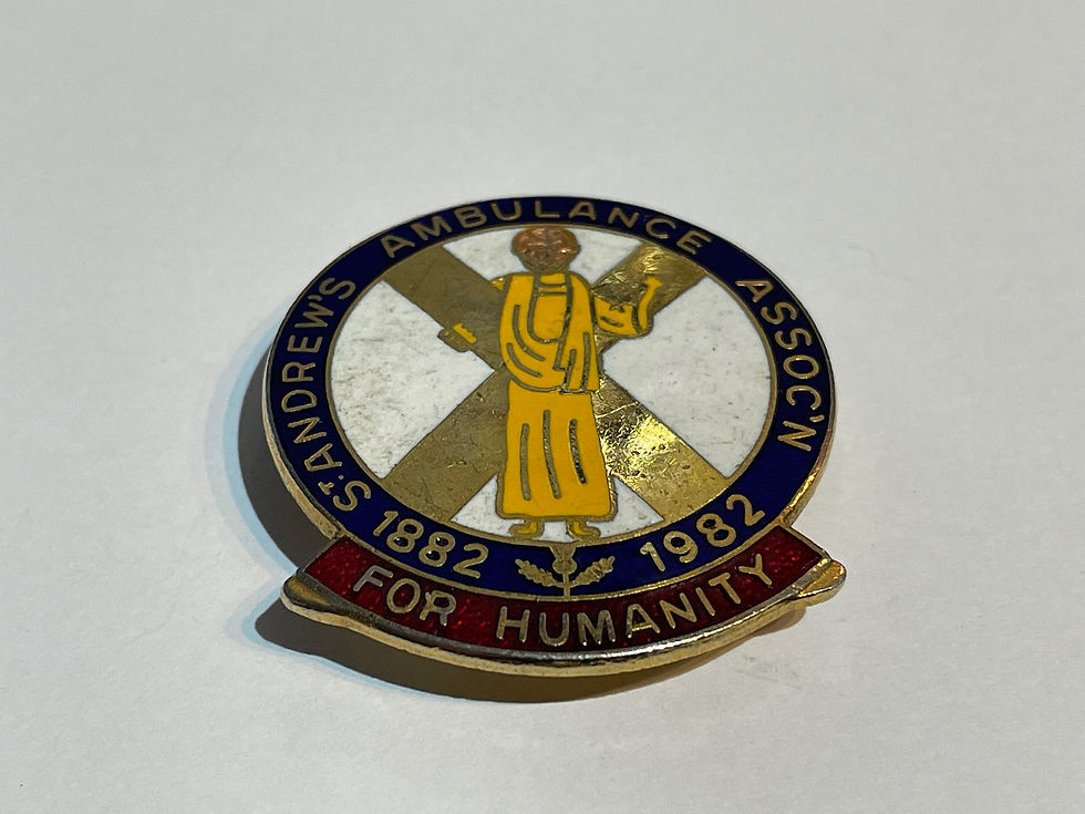 1992 St Andrew's Ambulance Association Centenary Enamel Badge Close