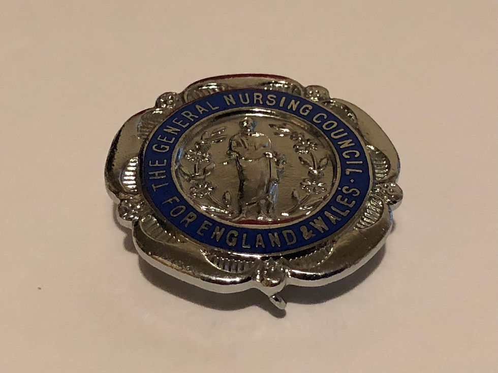 1951 The General Nursing Council for England & Wales Enamel Badge Close
