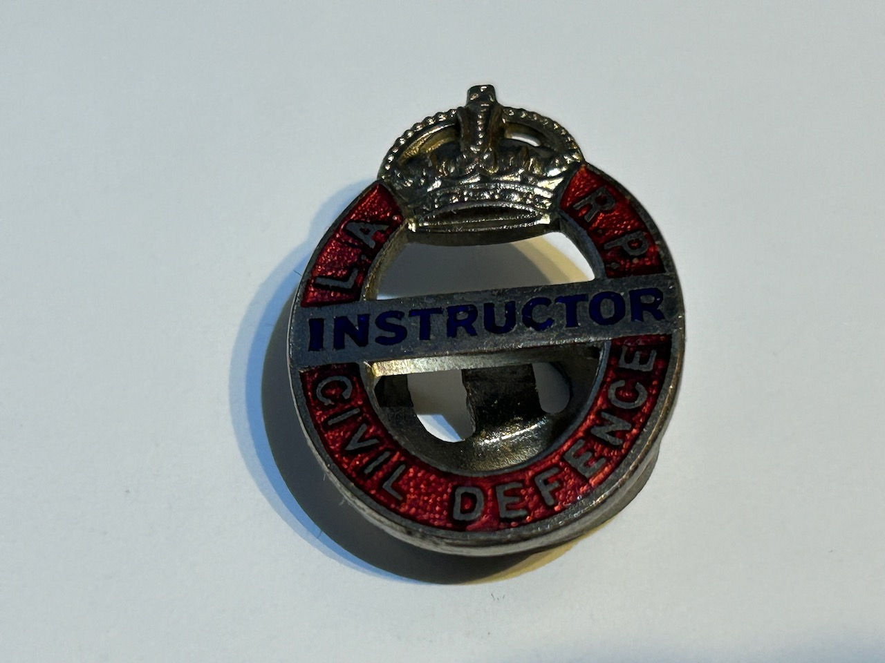 WW2 Era Local Air Raid Precautions Instructor Badge