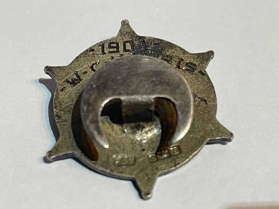 Thumbnail: Amalgamated Society of Woodworkers Enamel Badge Hallmarks