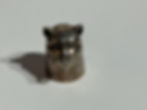 1987 Hallmarked Silver Fox Head Thimble 14.3g