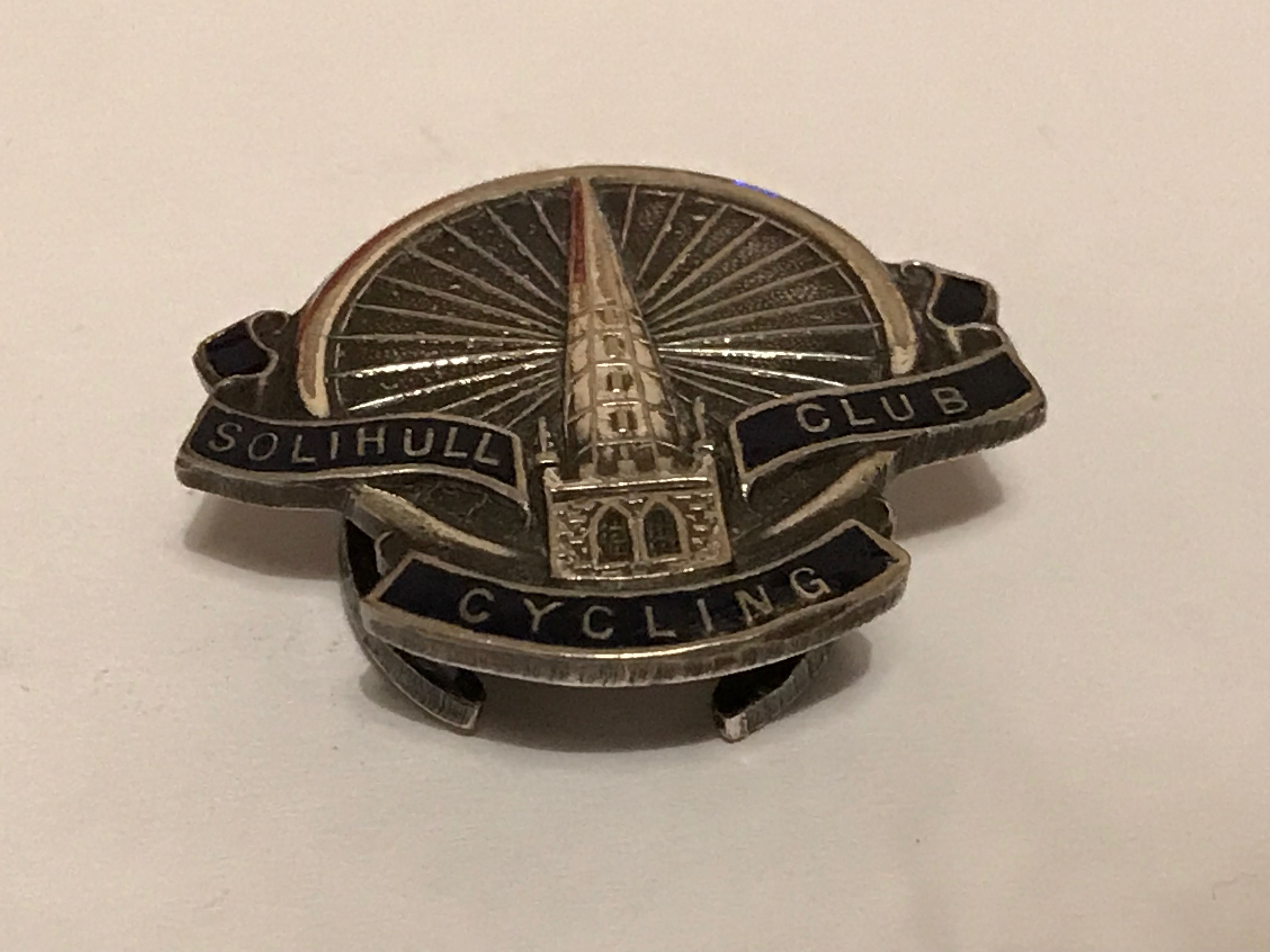 Vintage Solihull Cycling Club Badge by Fenwick Front
