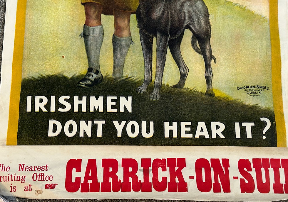 Thumbnail: WW1 Call To Arms Irishmen Poster Bottom