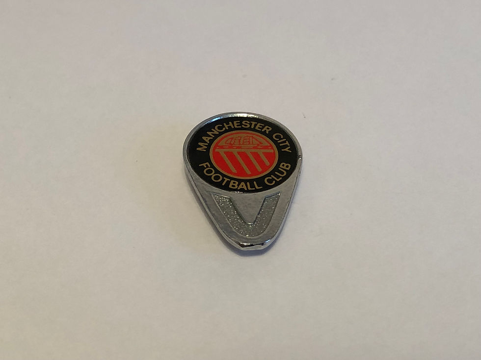 Unusual Shape Manchester City Football Club Insert Badge