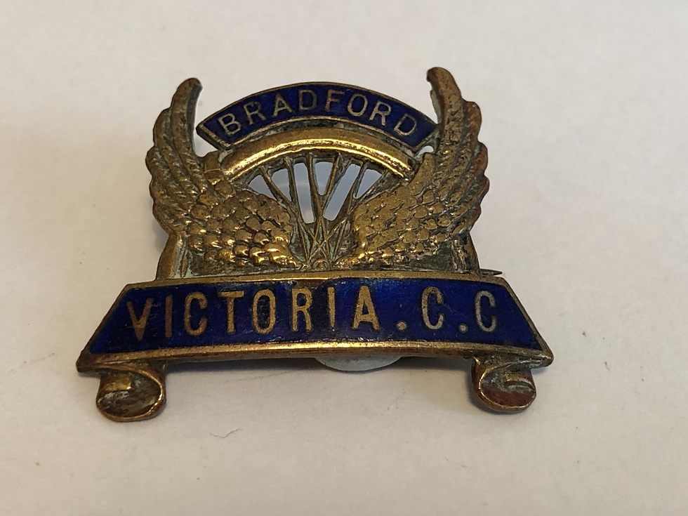 Bradford Victoria Cycling Club Enamel Badge