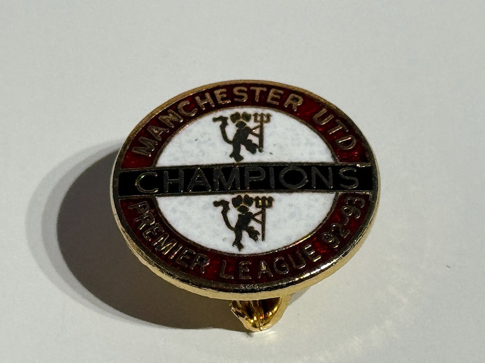 Manchester Utd Premier League Champions 92-93 Badge