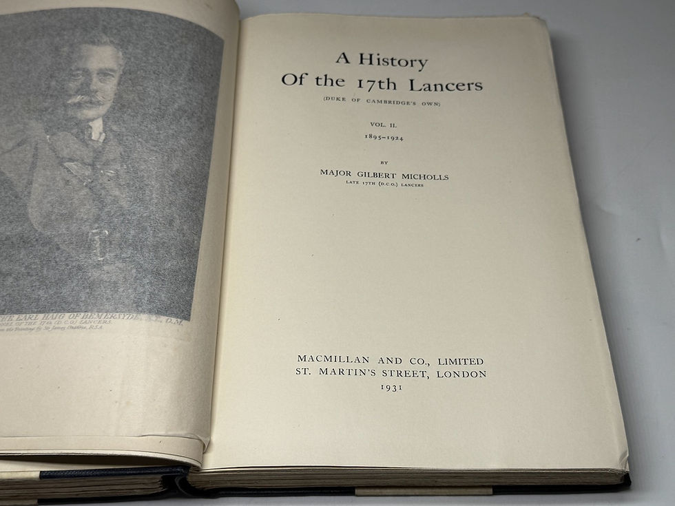 Thumbnail: History of The 17th Lancers Vol 2 (1931)
