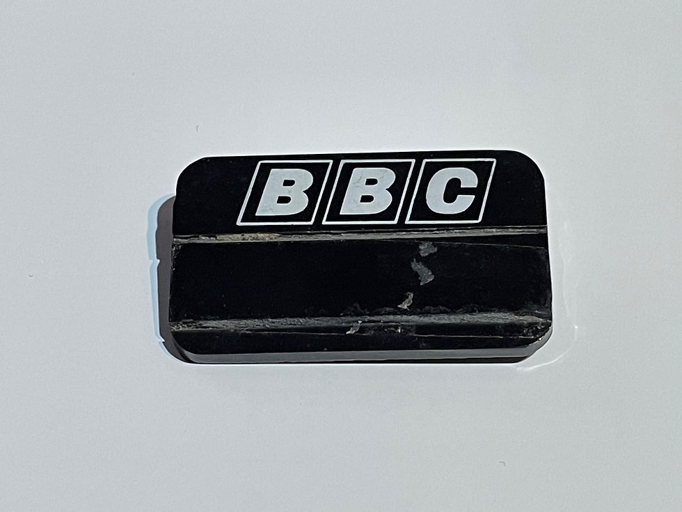 1980s BBC Television Visitor Badge