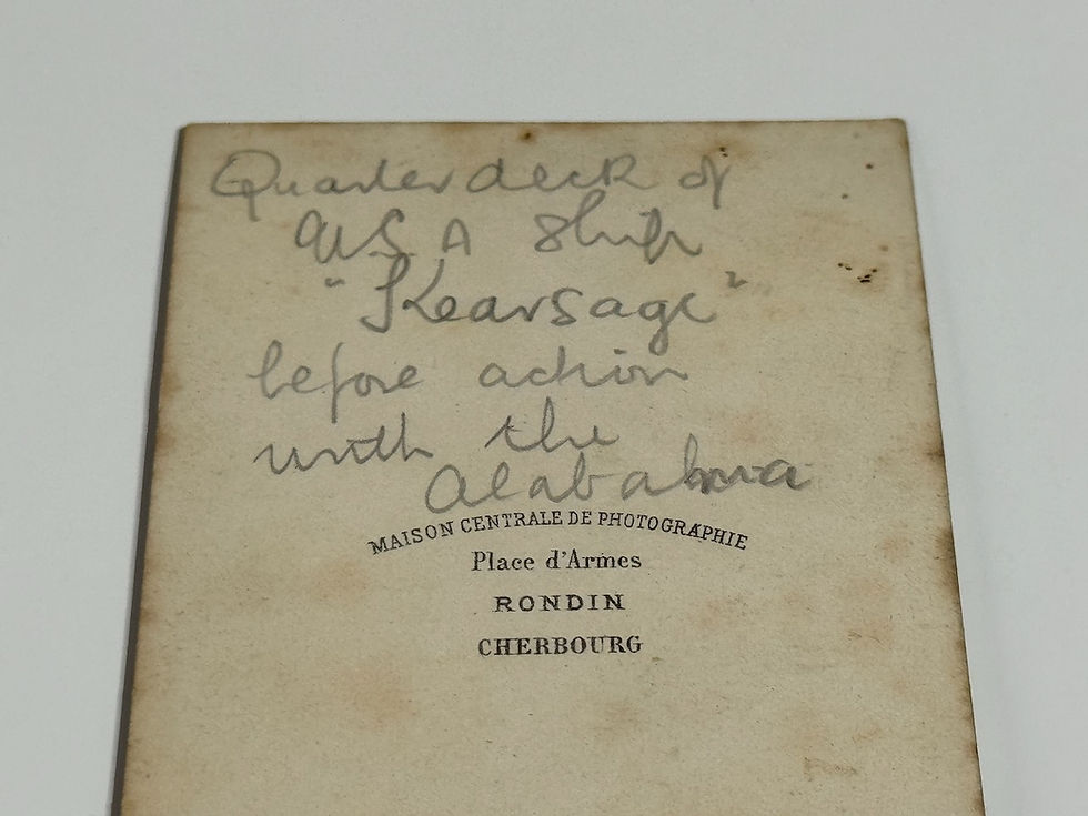 Thumbnail: USS Kearsarge CDV Cherbourg 1864 Before Battle with CSS Alabama