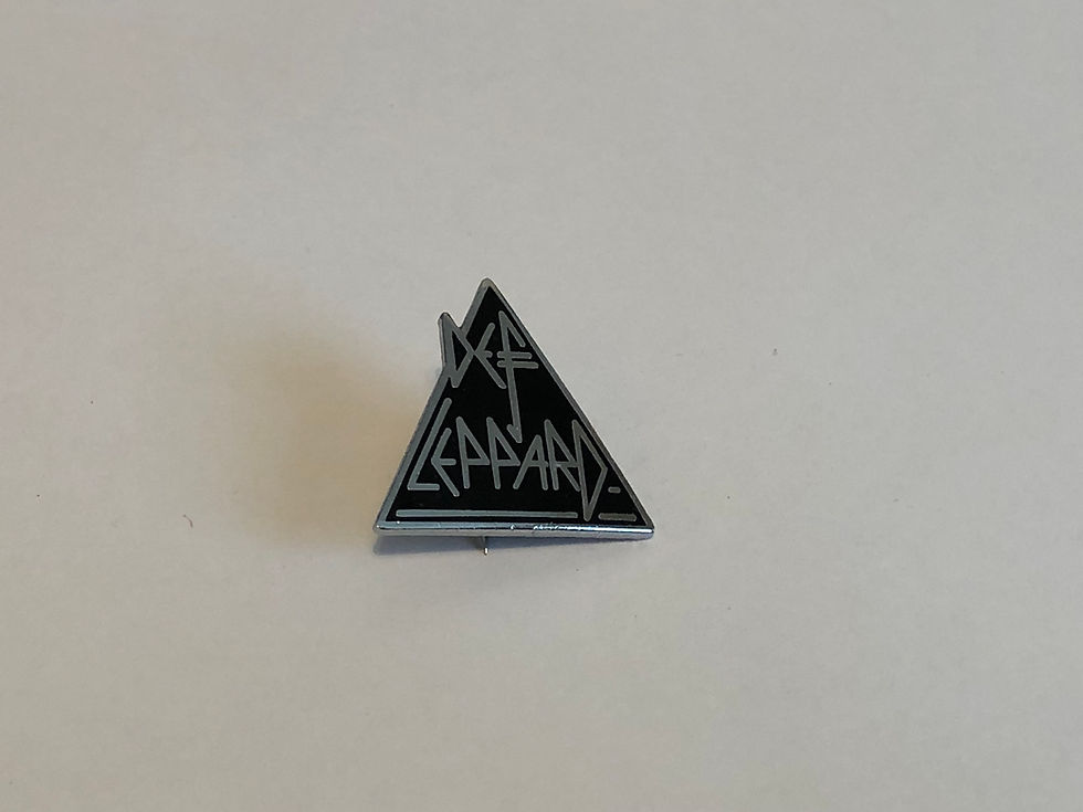 Vintage Def Leppard Enamel Badge