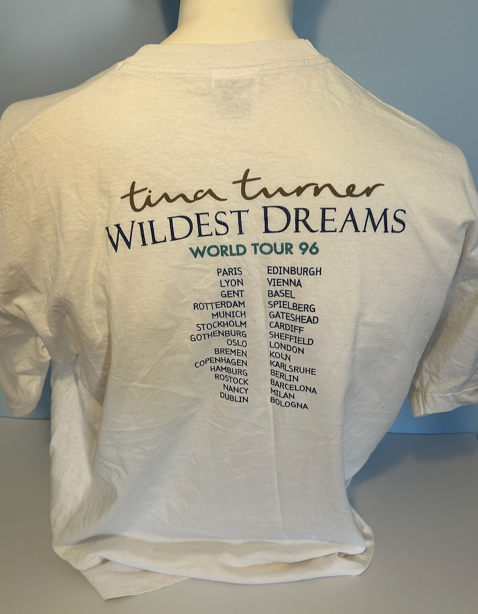 Tina Turner Wildest Dreams World Tour T-Shirt