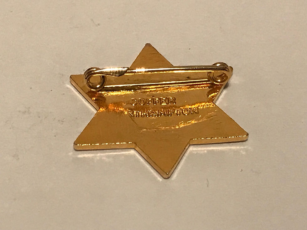 Vintage Queens Park Rangers Super Stars Enamel Badge Back