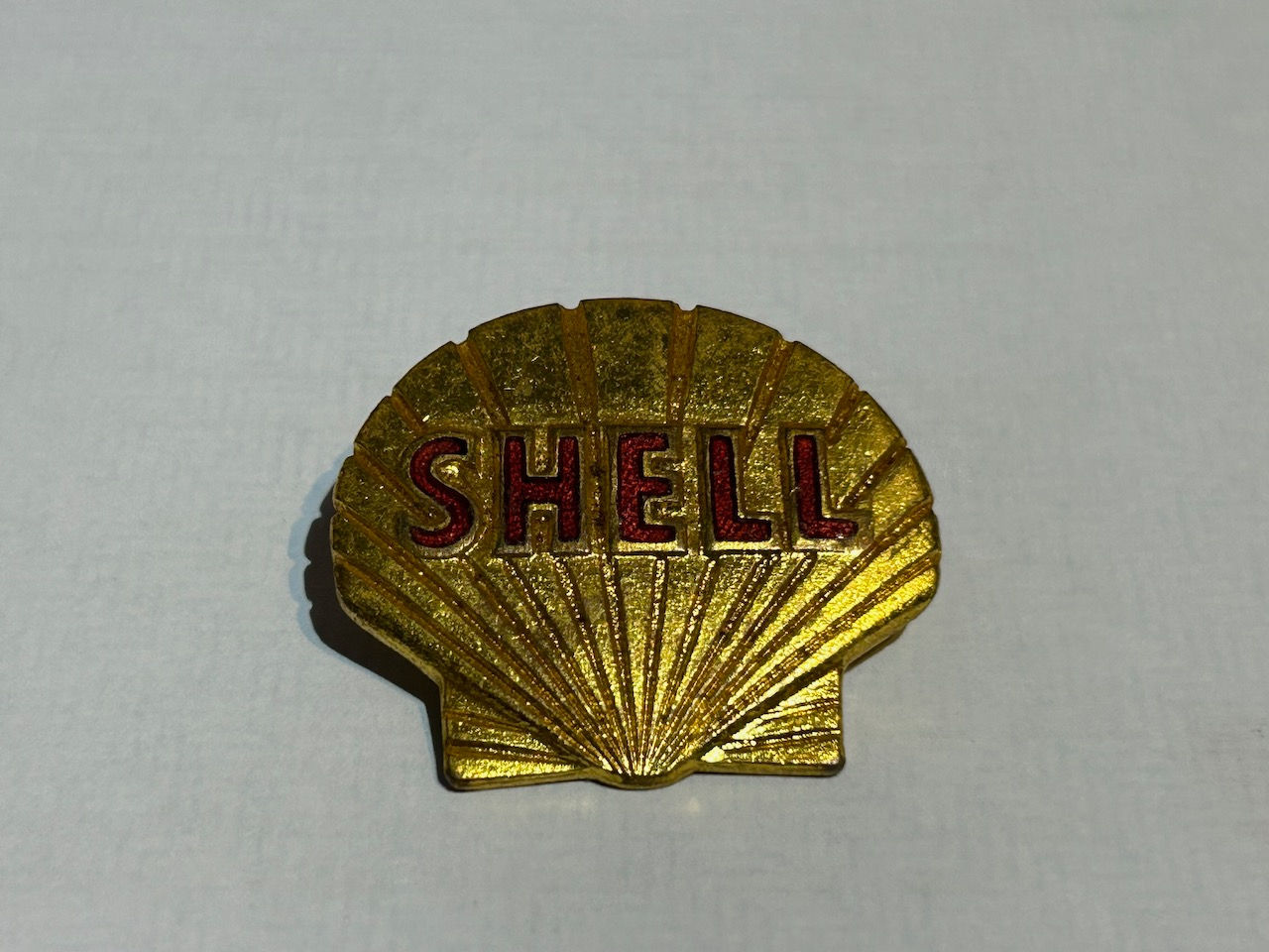 Vintage Shell Oil / Petrol Enamel Badge by Gaunt