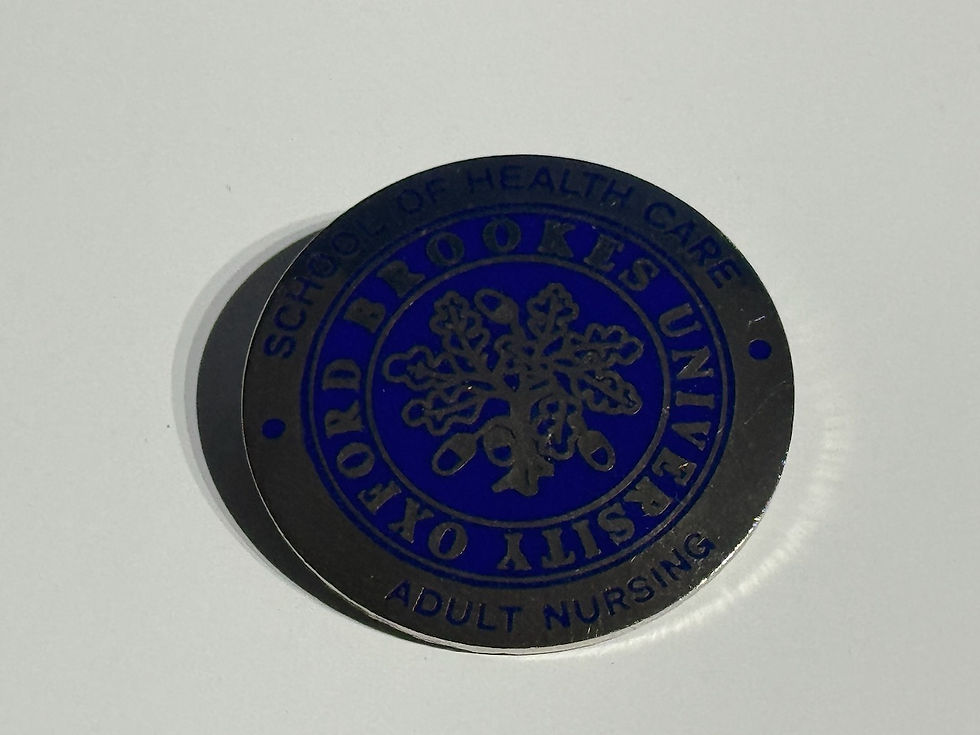 Oxford Brookes University School of Healthcare Adult Nursing Badge