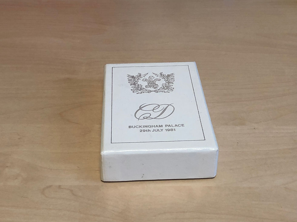 Prince Charles & Lady Diana Royal Wedding Cake Box
