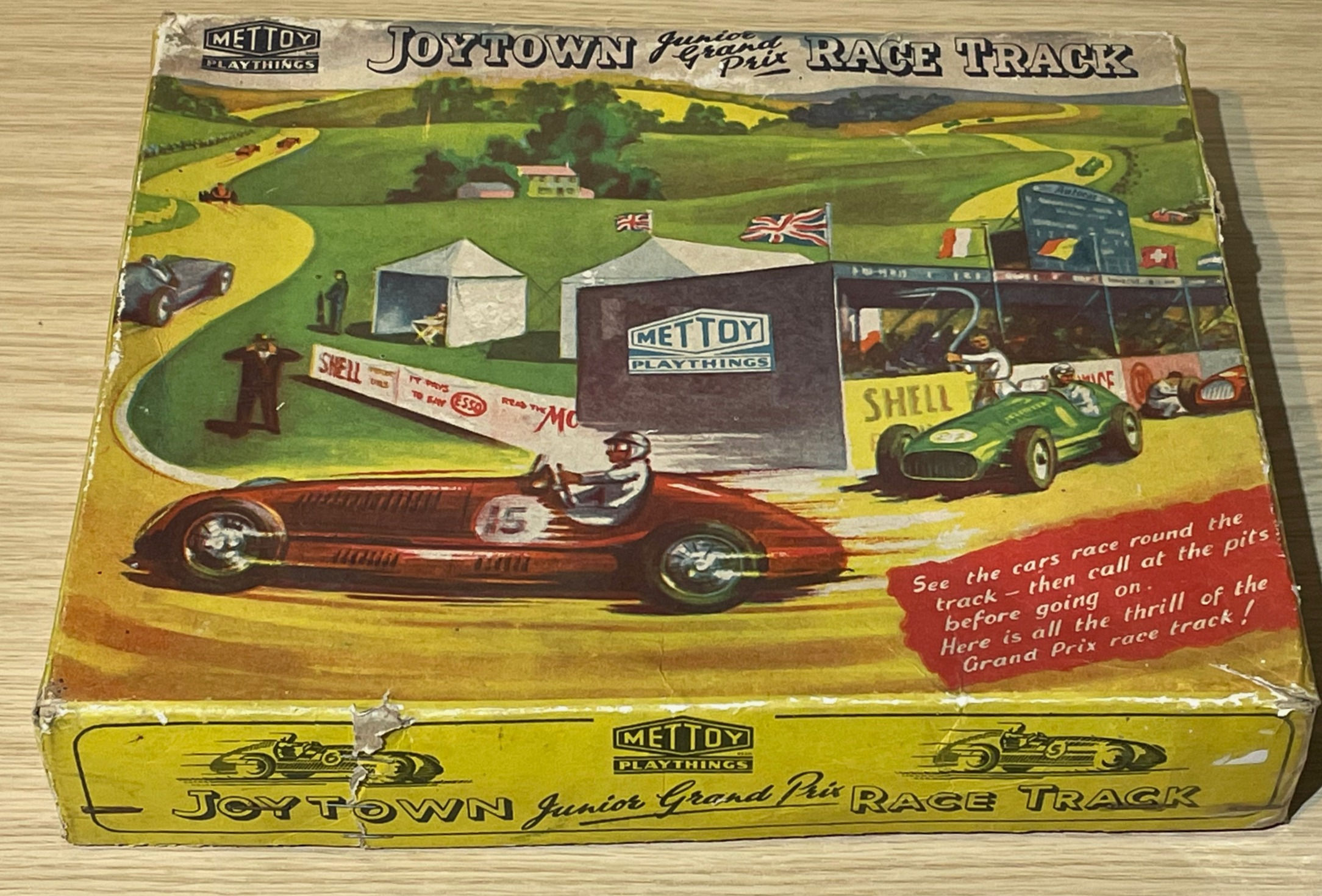 Boxed Vintage Mettoy Joytown Junior Grand Prix Race Track