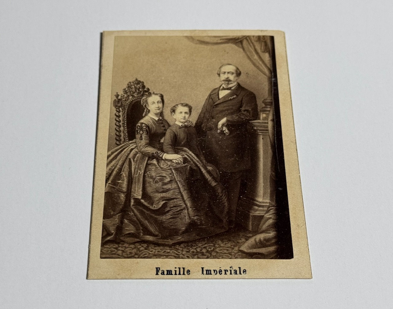 CDV Photo Famille Imperiale inc Prince Louis Napoleon