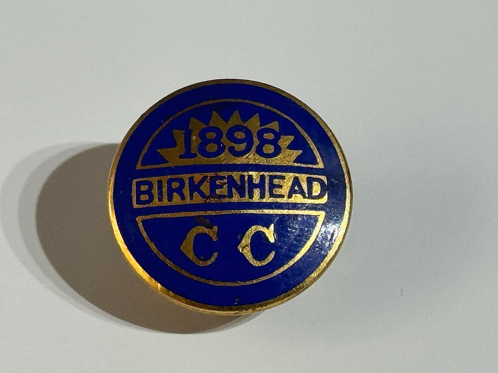 Vintage Birkenhead 1898 Cycling Club Enamel Badge