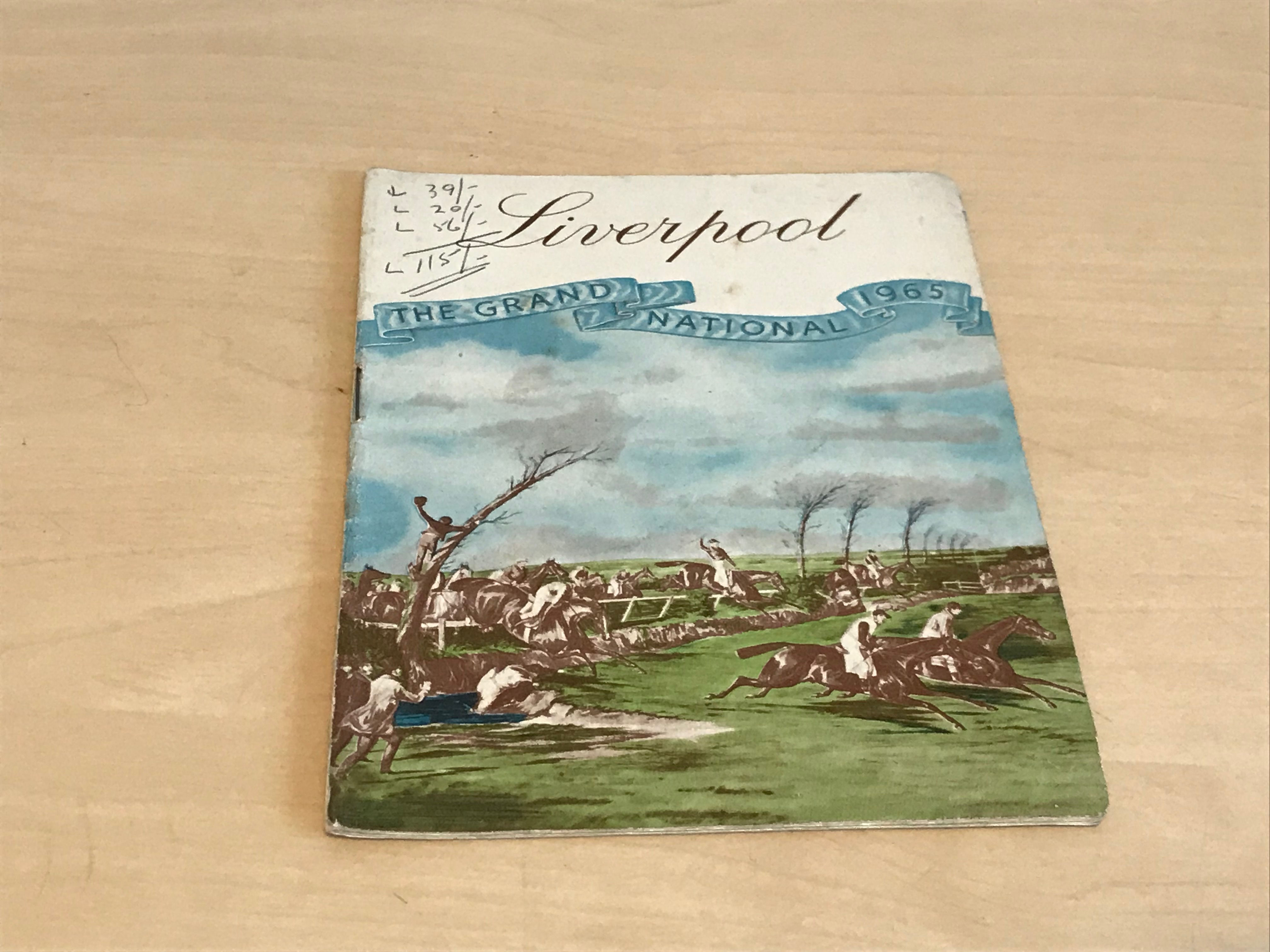 1965 Liverpool Grand National Meeting Race Card