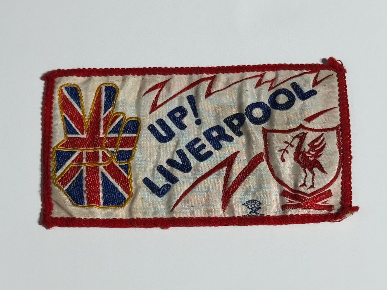 Original 1970s Up! Liverpool Sew on Patch