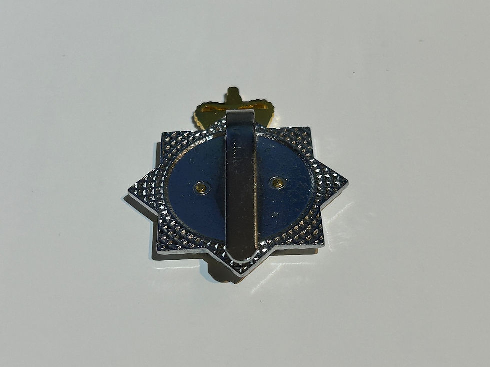 Obsolete Greater Manchester Police Cap Badge Back