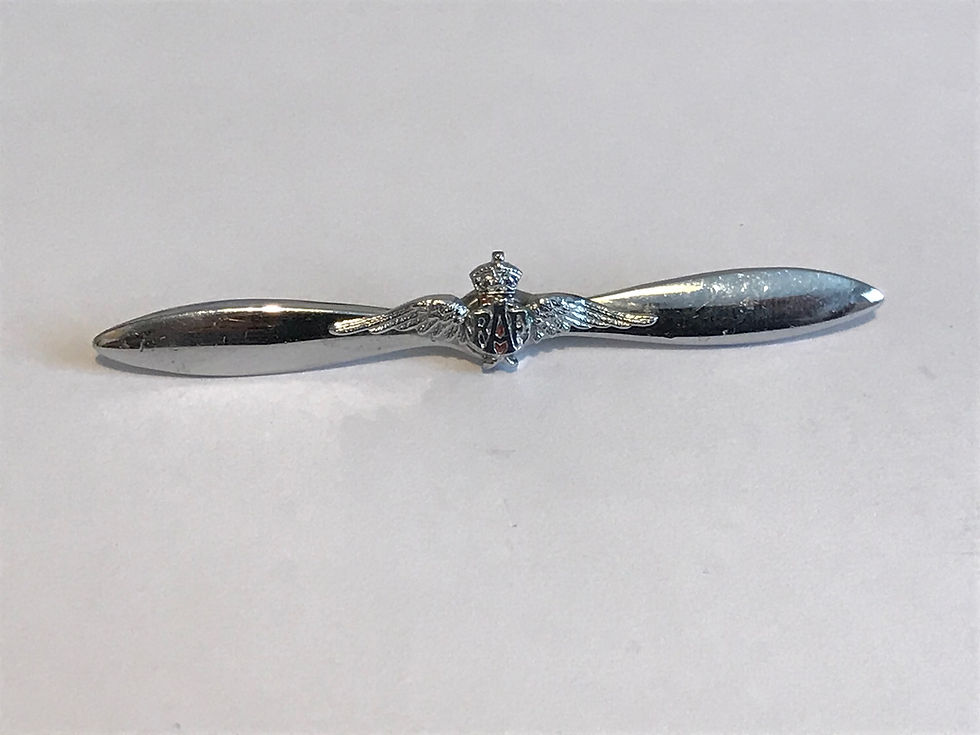 WW2 Royal Air Force (RAF) Propellor Sweetheart Brooch